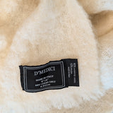 D'Medici Cream Worsted Wool and Nylon Blanket