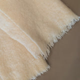 D'Medici Cream Worsted Wool and Nylon Blanket