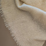D'Medici Cream Worsted Wool and Nylon Blanket