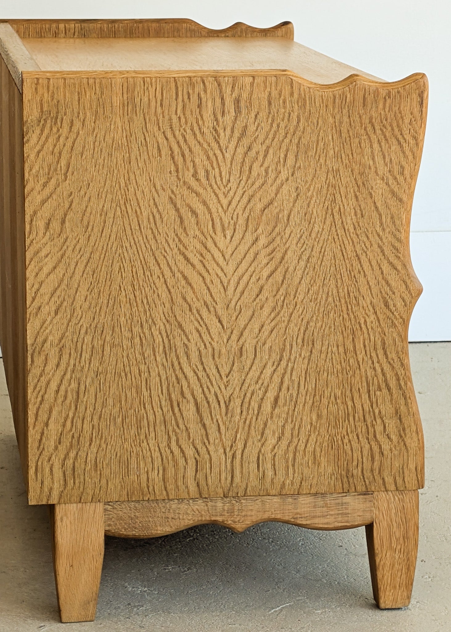 Pair of Vintage Danish Henning Kjærnulf for JK Møbler Quartersawn White Oak Cabinets/Large Nightstands