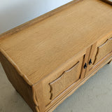 Pair of Vintage Danish Henning Kjærnulf for JK Møbler Quartersawn White Oak Cabinets/Large Nightstands