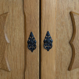Pair of Vintage Danish Henning Kjærnulf for JK Møbler Quartersawn White Oak Cabinets/Large Nightstands