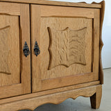 Pair of Vintage Danish Henning Kjærnulf for JK Møbler Quartersawn White Oak Cabinets/Large Nightstands