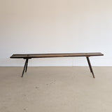 Early to Mid-1800s Antique Painted Primitive German Bench