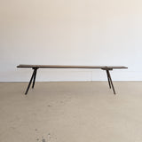Early to Mid-1800s Antique Painted Primitive German Bench