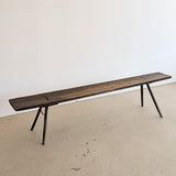 Early to Mid-1800s Antique Painted Primitive German Bench
