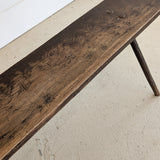 Early to Mid-1800s Antique Painted Primitive German Bench