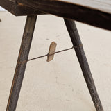 Early to Mid-1800s Antique Painted Primitive German Bench