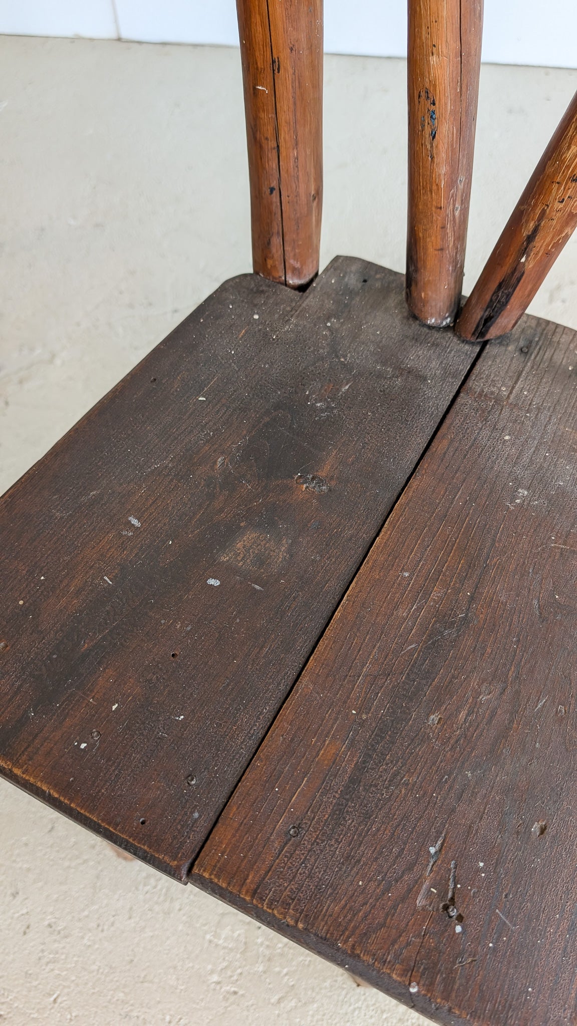 Set of 4 Unique Antique Primitive Wooden Branch Dining Chairs