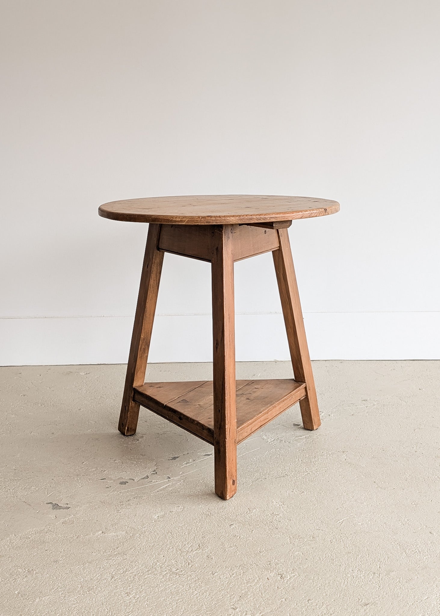 ON HOLD - Vintage Pine Cricket Table