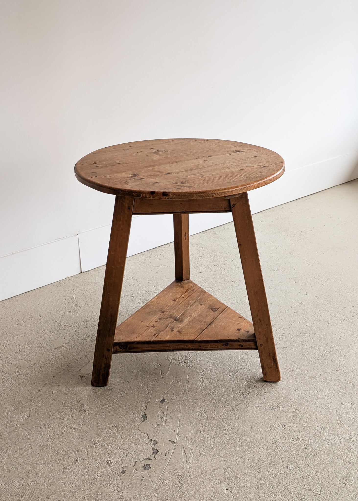 ON HOLD - Vintage Pine Cricket Table