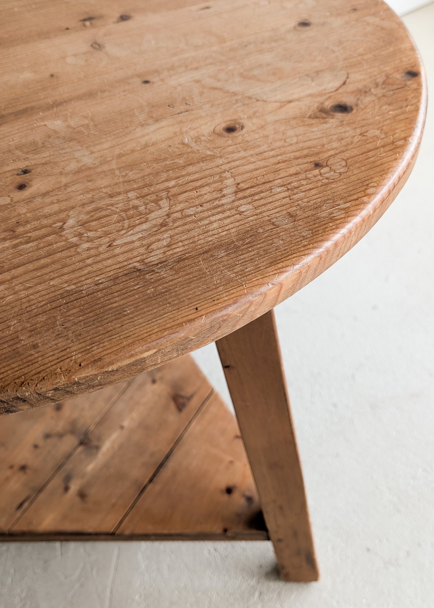 ON HOLD - Vintage Pine Cricket Table