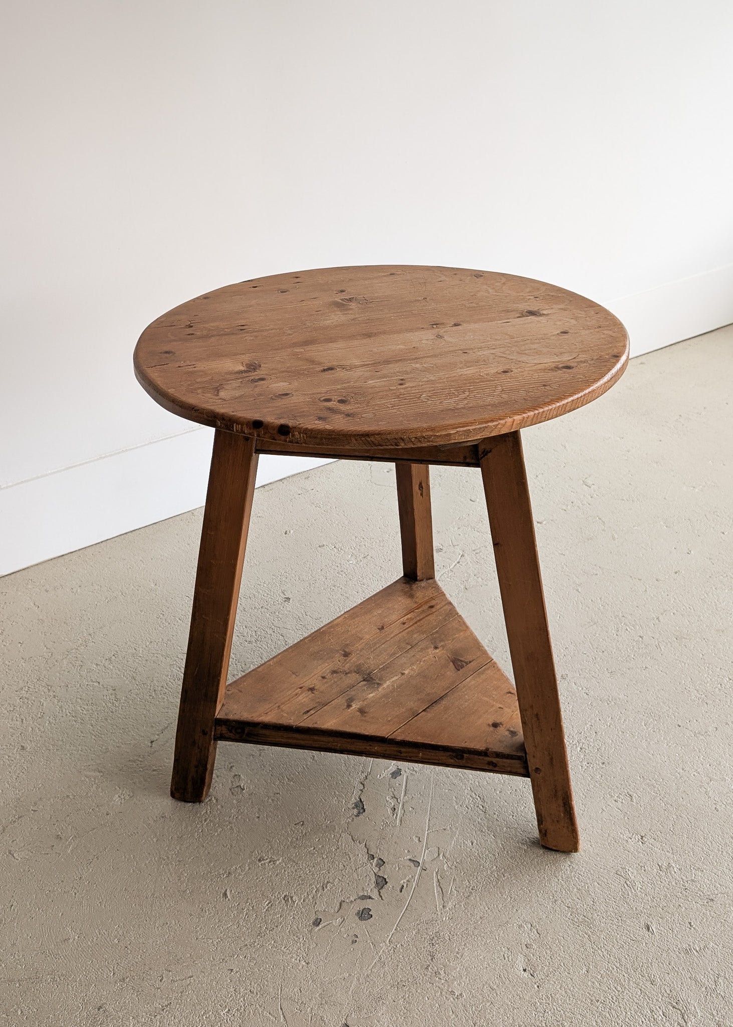 ON HOLD - Vintage Pine Cricket Table