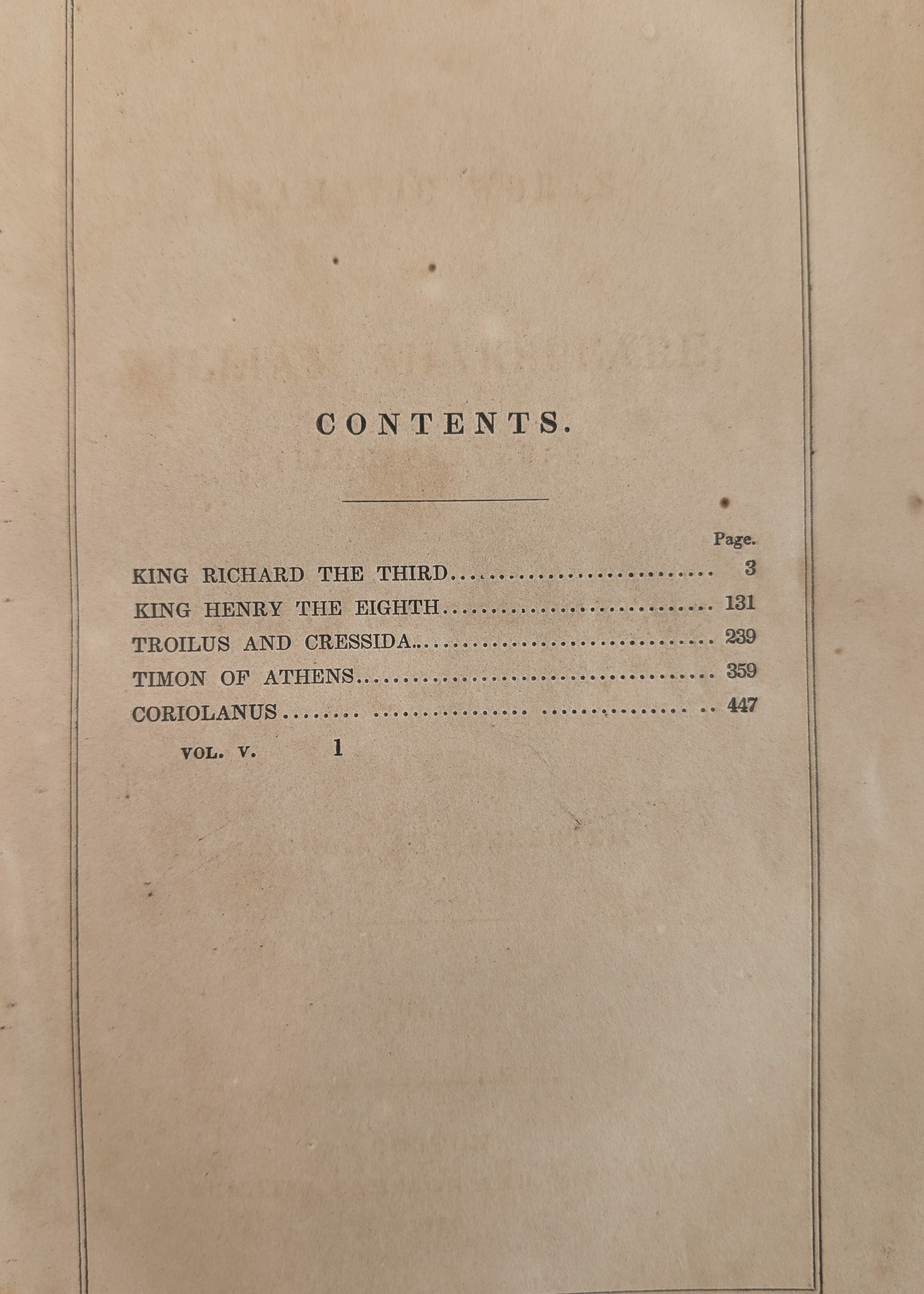 Set of 5 Leather-Bound "The Dramatic Works of William Shakspeare" Books with Plates from the 1850s