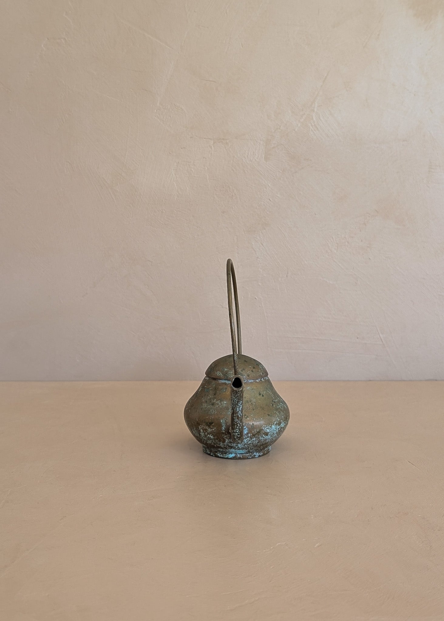 Vintage Sculptural Miniature Brass Watering Can