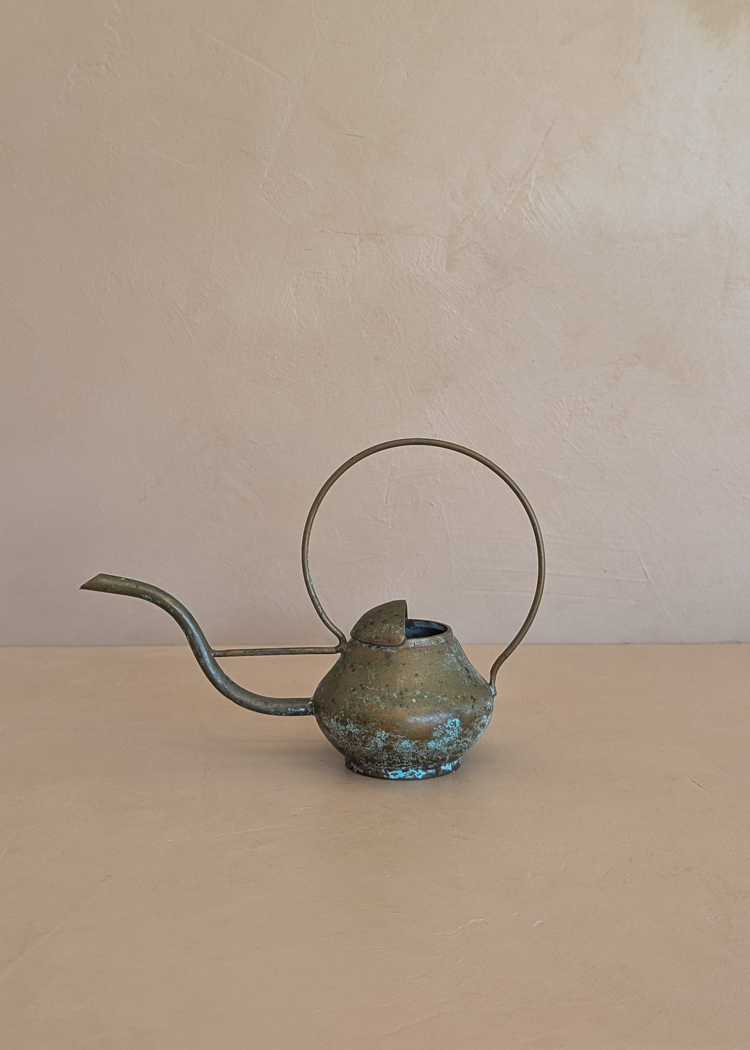 Vintage Sculptural Miniature Brass Watering Can