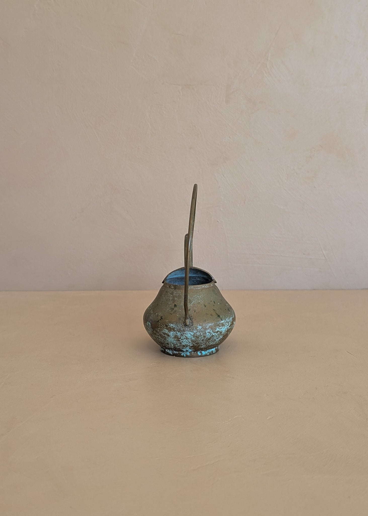 Vintage Sculptural Miniature Brass Watering Can