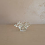 Vintage Murano Clear Glass Ashtray