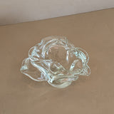Vintage Murano Clear Glass Ashtray