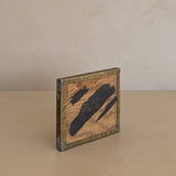 Petite Handcrafted Vintage Folk Art Punched Brass Horse Art Relief