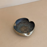 Handcrafted Vintage Scalloped Bronze Ashtray/Catchall #1