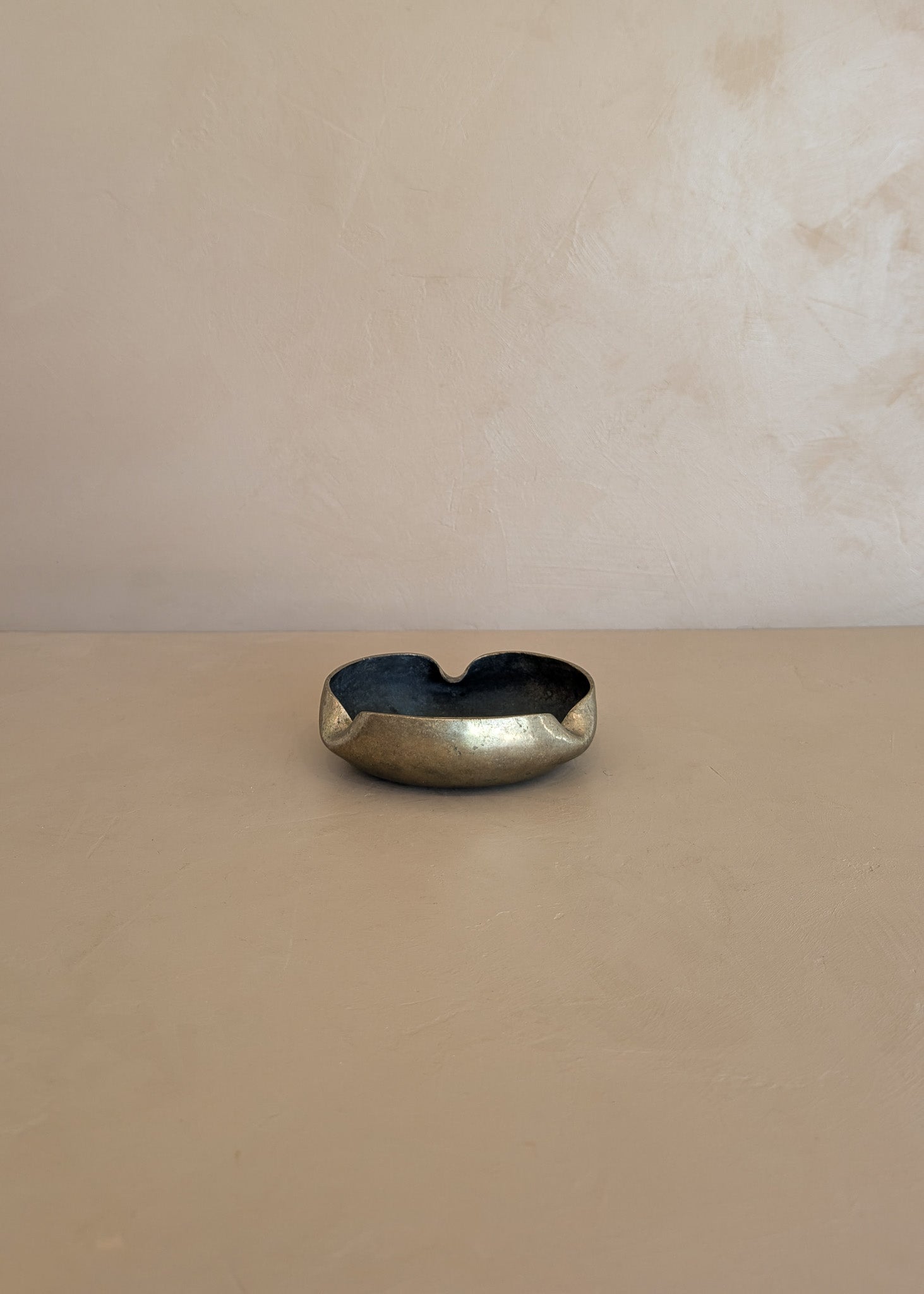 Handcrafted Vintage Scalloped Bronze Ashtray/Catchall #2