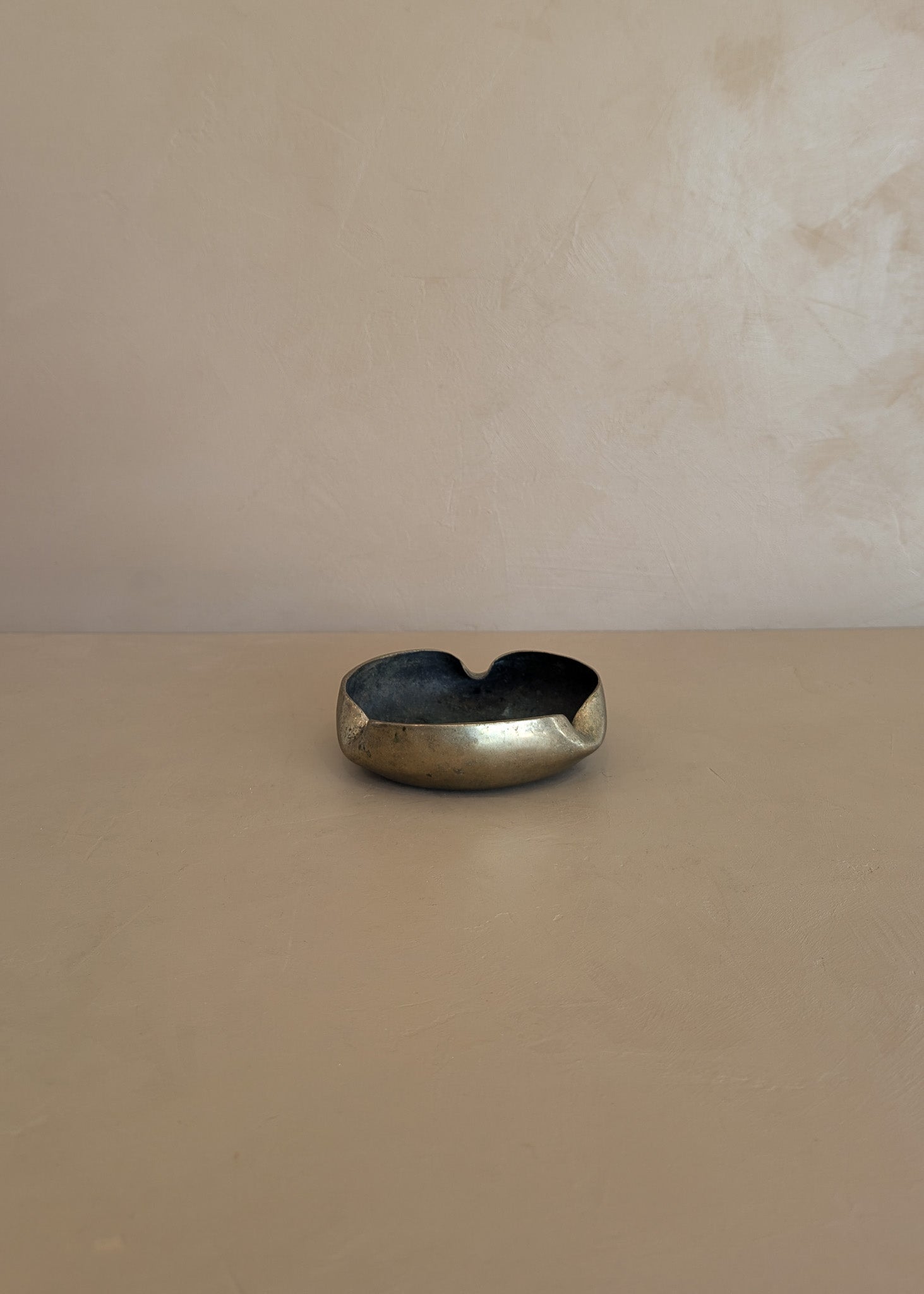 Handcrafted Vintage Scalloped Bronze Ashtray/Catchall #2