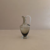 Petite Murano-Style Handblown Smokey Glass Pitcher