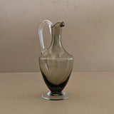 Petite Murano-Style Handblown Smokey Glass Pitcher