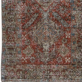 District Loom 1940s Vintage Persian Heriz Karaja Runner Rug 2'9" x 11'1"