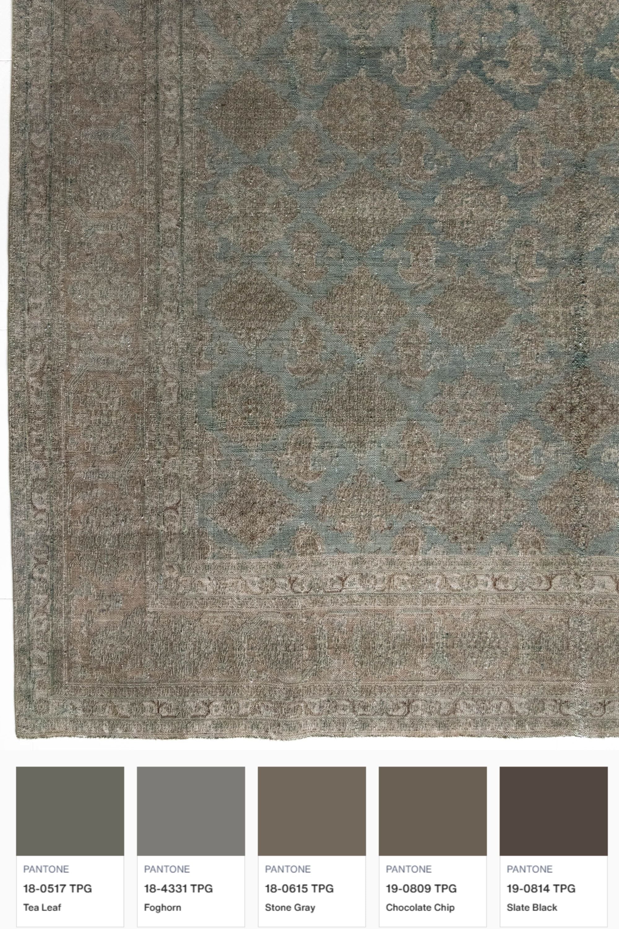 District Loom 1920s Antique Persian Dorosh Area Rug 8'6" x 11'3"