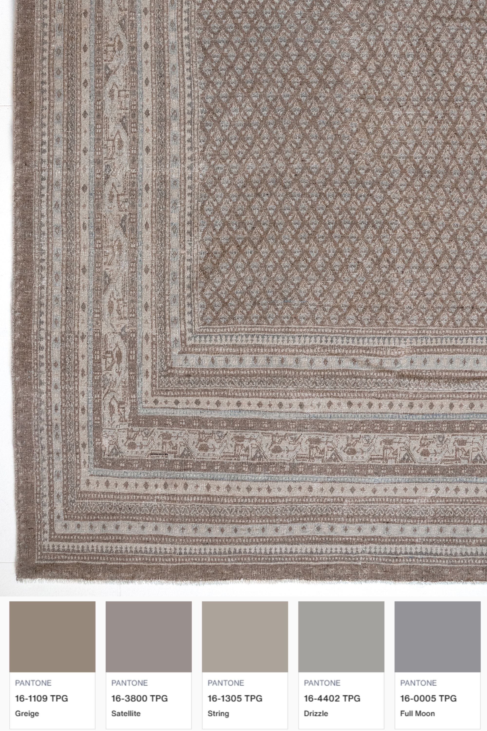 District Loom 1940s Vintage Persian Area Rug 9'7" x 13'4"