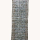 District Loom 1920s Antique Persian Malayer Runner Rug 3'5" x 11'