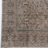 District Loom 1920s Antique Persian Mahal Area Rug 9'9" x 12'6"
