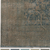 District Loom 1940s Vintage Persian Tabriz Mustafi Area Rug 9'9" x 13'1"