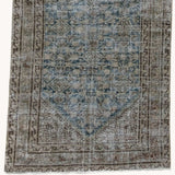 District Loom 1920s Antique Persian Malayer Runner Rug 3'5" x 11'