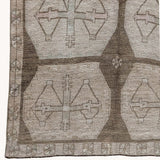 District Loom 1960s Vintage Turkish Kars Wide Runner Rug 5'8" x 13'10"