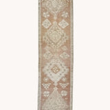 District Loom 1960s Vintage Turkish Kars Runner Rug 3'9" x 16'9"