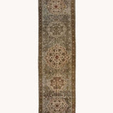 District Loom 1940s Vintage Persian Malayer Runner Rug 3'10" x 16'4"