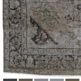 District Loom 1920s Antique Persian Mahal Area Rug 7'10" x 10'11"