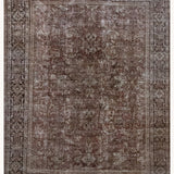 District Loom 1930s Vintage Persian Mahal Area Rug 9'7" x 12'7"
