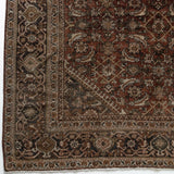 District Loom 1930s Vintage Persian Mahal Area Rug 7'7" x 10'4"