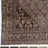 District Loom 1940s Vintage Persian Malayer Wide Runner Rug 5'4" x 11'8"