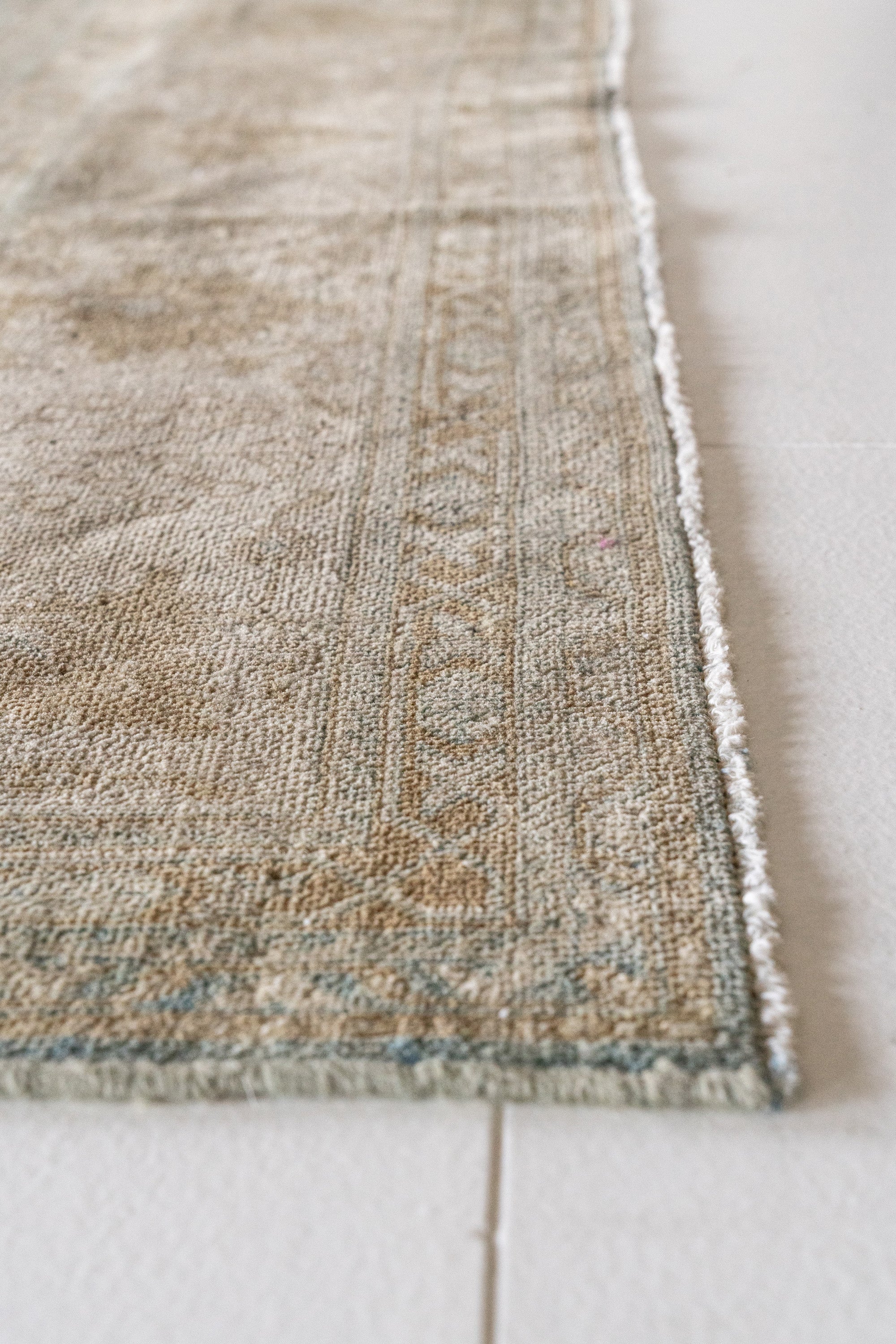 District Loom 1920s Antique Indian Agra Area Rug 9'7" x 16'4"
