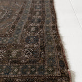 District Loom 1940s Vintage Uzbekistan Bokhara Scatter Rug 3'10" x 5'10"