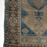 District Loom 1940s Vintage Turkish Kars Scatter Rug 4'8" x 7'10"