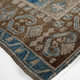 District Loom 1940s Vintage Turkish Kars Scatter Rug 4'8" x 7'10"