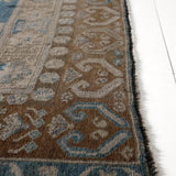 District Loom 1940s Vintage Turkish Kars Scatter Rug 4'8" x 7'10"