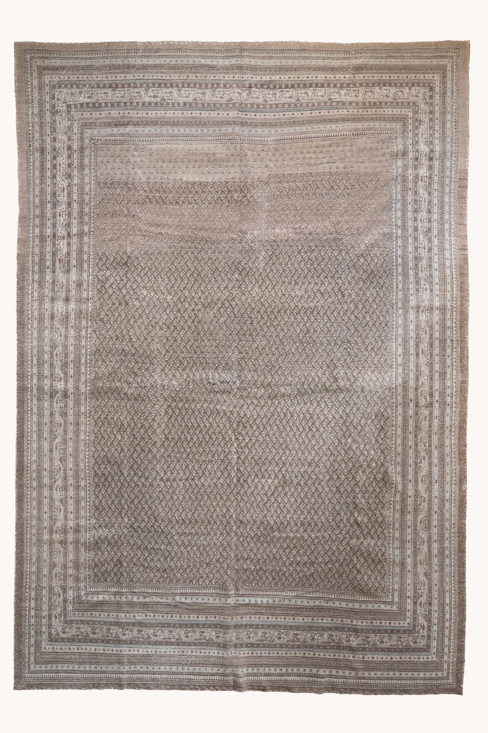 District Loom 1940s Vintage Persian Area Rug 9'7" x 13'4"