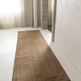 District Loom 1930s Vintage Persian Hamadan Runner Rug 3'5" x 10'7"